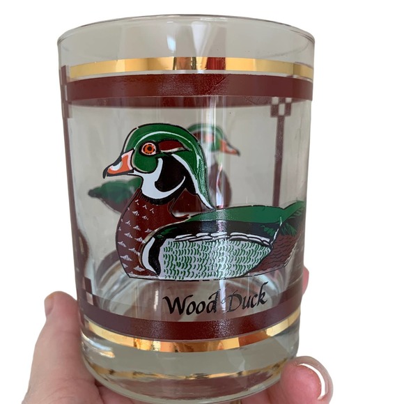Vintage Other - Vintage Hazel Atlas Low Ball Duck Glasses Set of 4